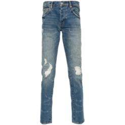 Custom Men’s Distressed Slim Fit Ripped Jeans