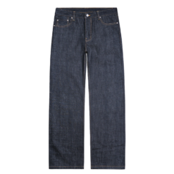 Alternative view of OEM Indigo Blue Raw Selvedge Denim Jeans