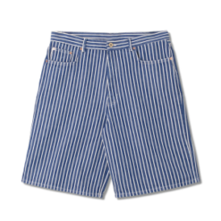 Fashion Men’s Vacation Stripe Wide Leg Denim Shorts