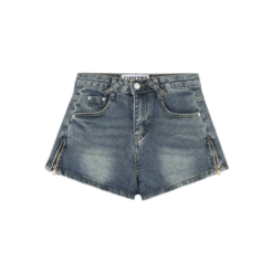 Women High Waist Retro Denim Hot Shorts