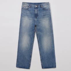 Wholesales Man Loose Fit Vintage Washing Classic Baggy Jeans