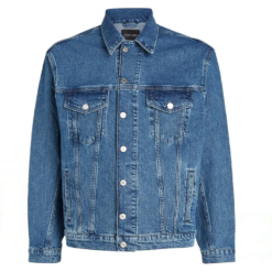 Alternative view of Designer Denim Jacket Men’s Factory Custom
