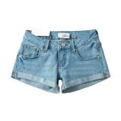 Alternative view of Women Low-rise Slim Fit Denim Shorts