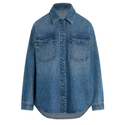 Wholesale Fashion Women’s Crystal Shirt Jacket