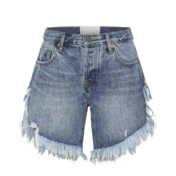 Alternative view of Women’s Blue Low Waist Denim Short