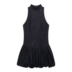 Alternative view of Women Balloon Denim Dress