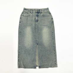 Custom Hot Sales Rhinestone Fringe Skirt  – Handmade