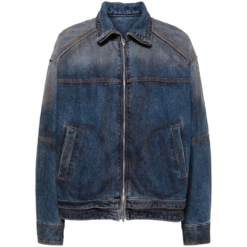 Wholesales Custom Men’s Acid Wash Denim Jacket Retro Style