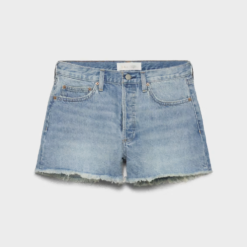 Alternative view of Women’s High Rise Denim Shorts – Non-Stretch Cutoff Boyfriend Fit