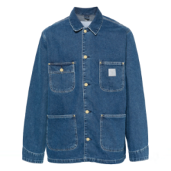 OEM Men’s Vintage Wash Jean Shacket-Custom Logo & Design Available