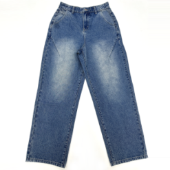 Factory Custom Casual Baggy Denim Jeans For Women