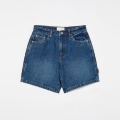 Vintage Women’s Mid-Rise Relaxed Denim Shorts in Rigid