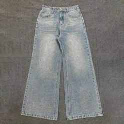 Alternative view of OEM Rhinestone Wide Leg Jeans for Women